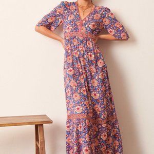 Ba&sh Robe Vally, Fushia -New